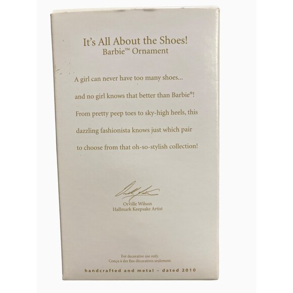 Hallmark Keepsake Barbie Its All About The Shoes! Christmas Ornament - Picture 10 of 11